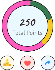 250 Points Progress